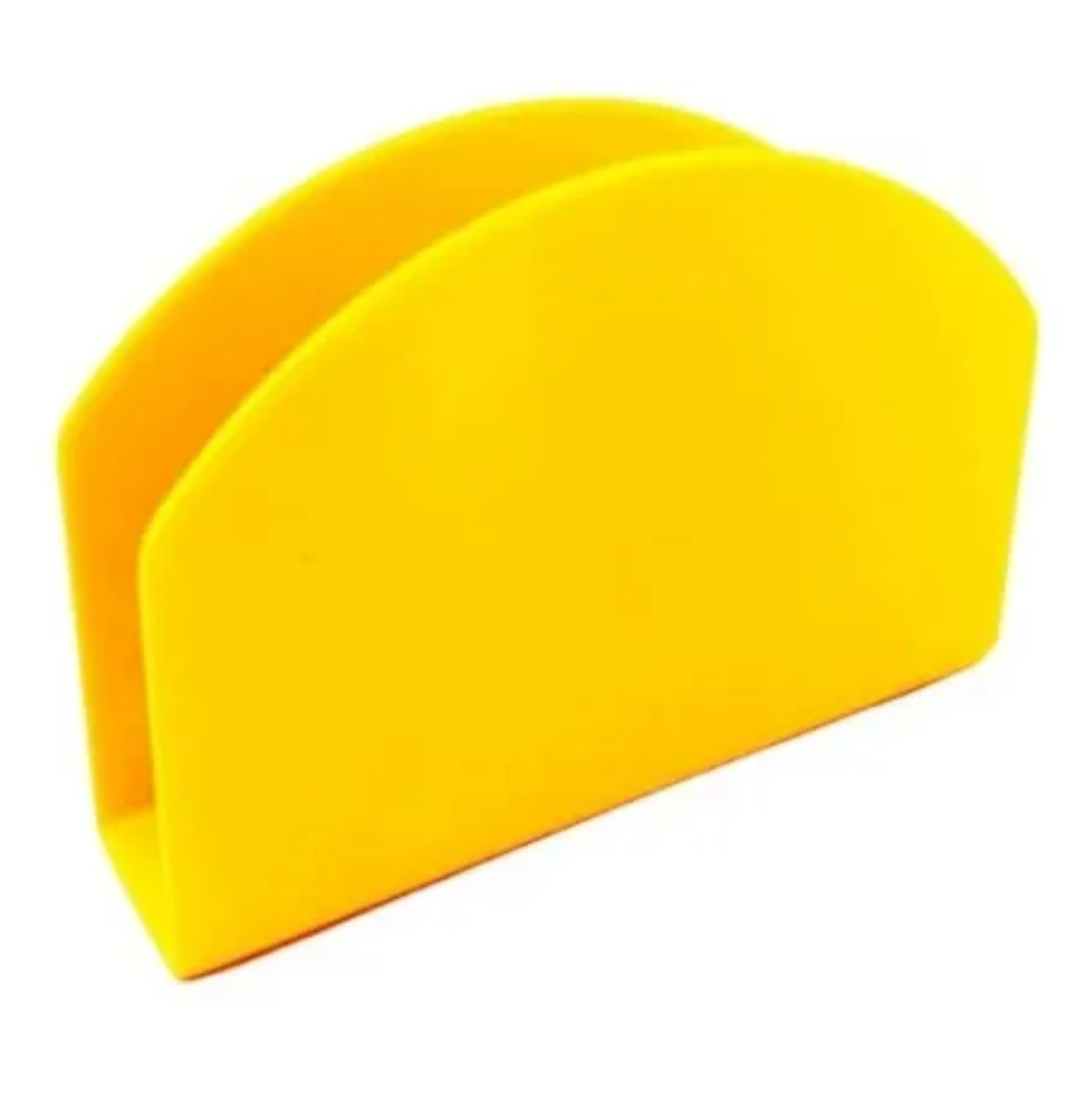 Kit 10 Porta Guardanapo Acrílico Centro De Mesa Amarelo