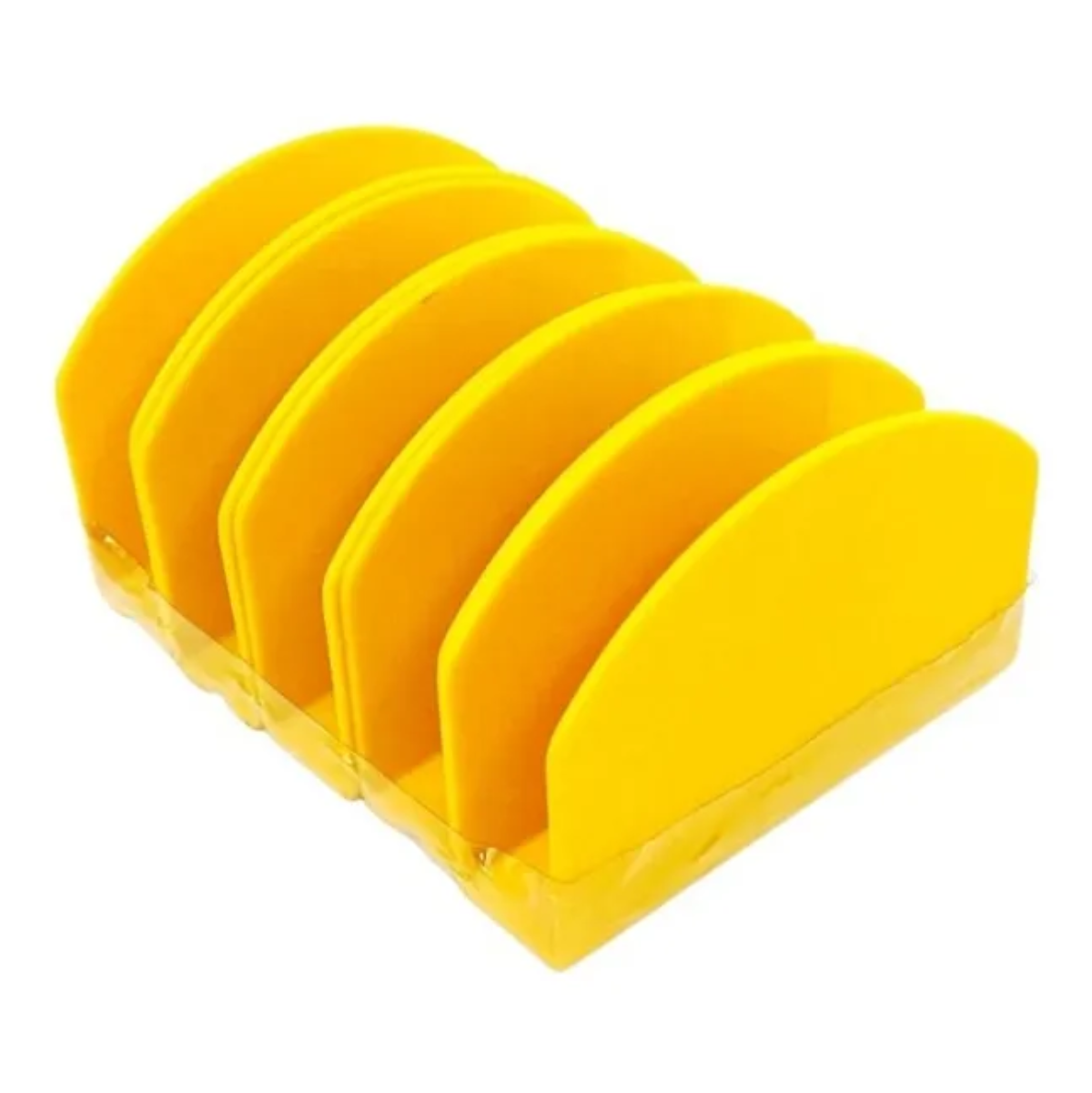 Kit 10 Porta Guardanapo Acrílico Centro De Mesa Amarelo-Imagem 2