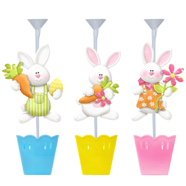Kit 5 Centro De Mesa Coelinho Da Páscoa Cenourinha